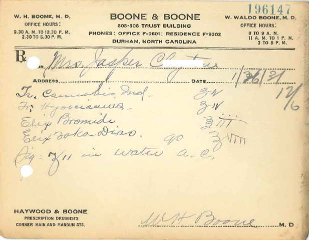 Cannabis Prescription
