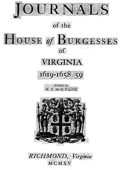 House of Burgesses